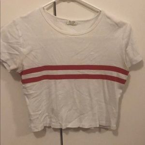 Brandy Melville short sleeve crop top
